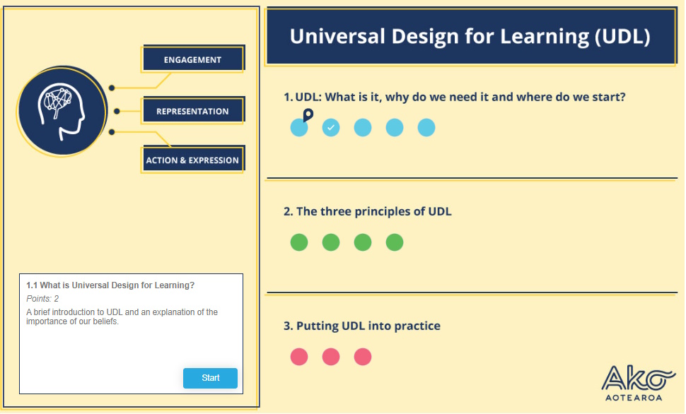 Universal Design for Learning Pathmap